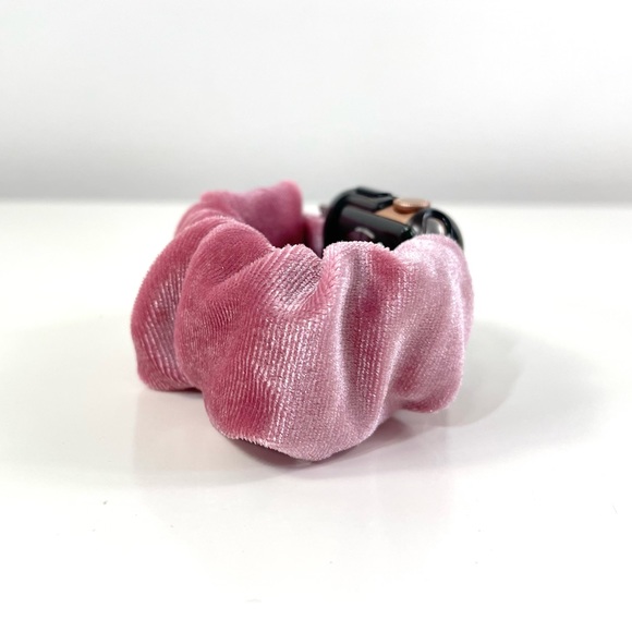 Blackweb Scrunchie Pink/Rose Apple Watch Band - 38/40/41 mm ~ NEW ~ Never Used - Picture 6 of 13